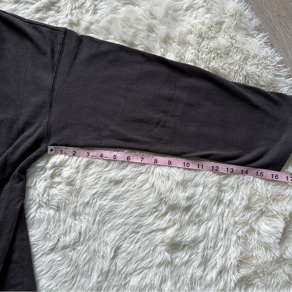 Madewell Cardigan Organic Cotton Crop Sweater Button Front Deep Coal Gray XXL - Picture 14 of 14